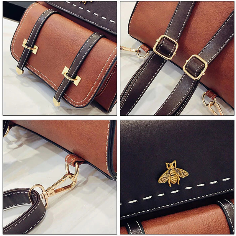 Women Backpack Quality Vintage Leather Preppy Female Backpack Little ...