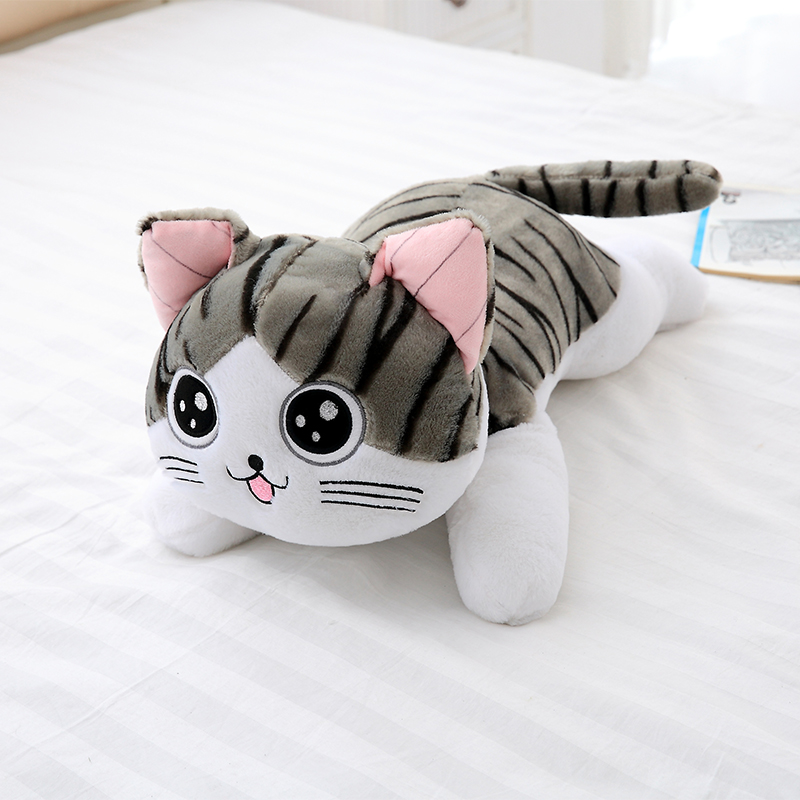 Big Beautiful Soft Long Cat Plush Pillow - Ideal Nap Cushion & Kids ...