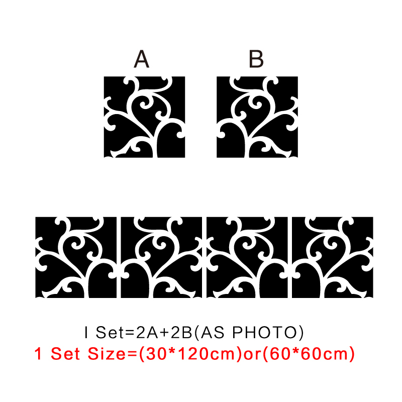 hot big 3d wall stickers decorative living home modern acrylic large