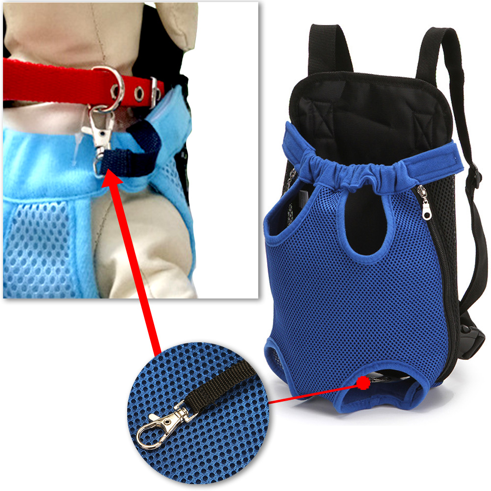 Mesh Dog Carriers Bag Outdoor Travel Backpack Breathable Portable Pet