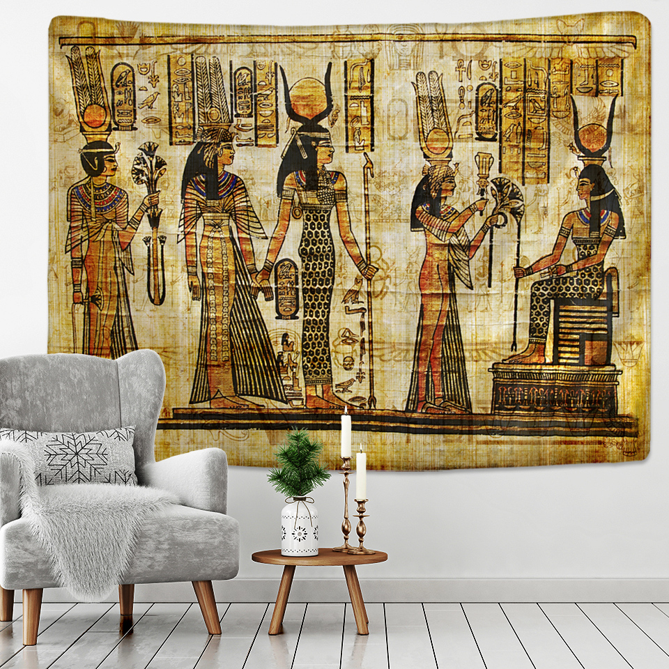 Ancient Egyptian Tribal Savage Tapestry Wall Hanging Home Dorm Decor ...