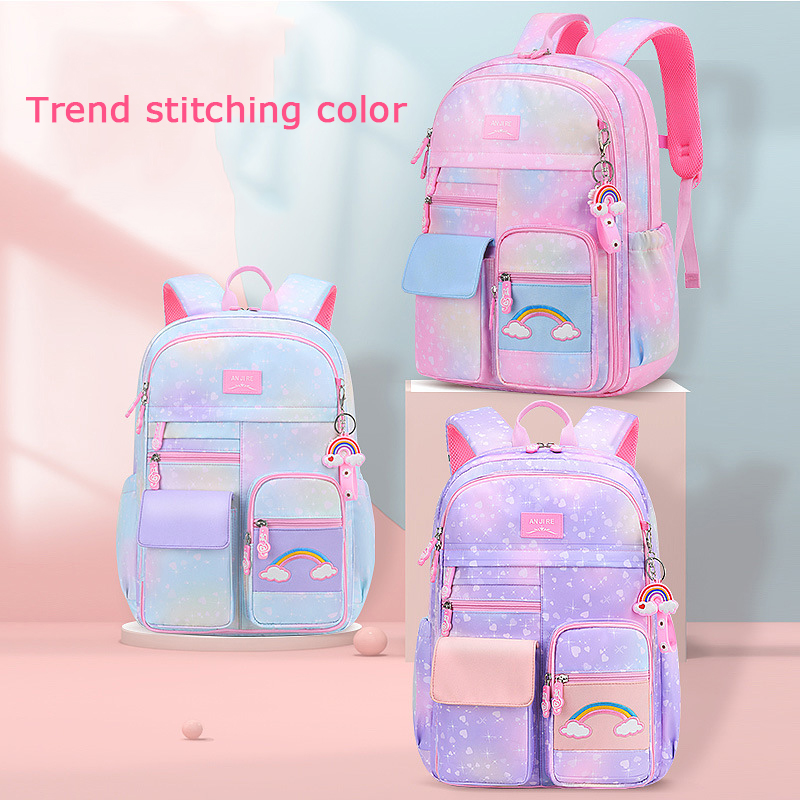 2022 New Primary School Backpack Cute Colorful Bags for Girls Princess ...